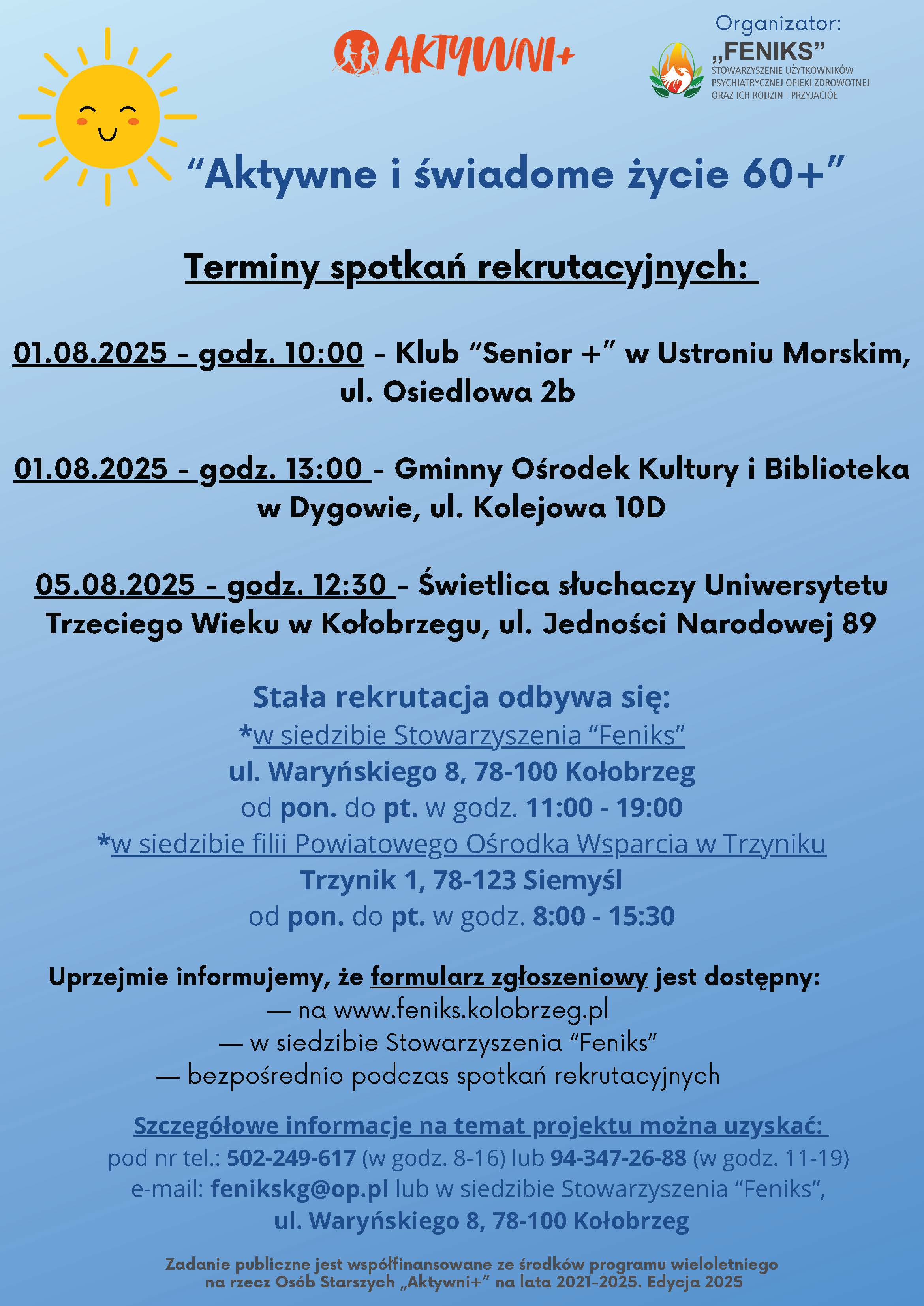 Plakat rekrutacja